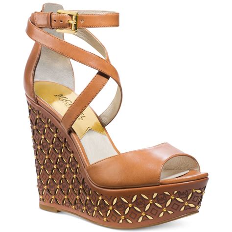 michael kors high platform wedge|Michael Kors ladies wedges.